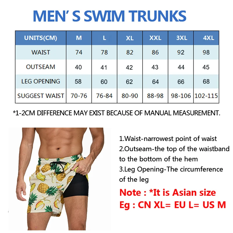 Men’s 2-in-1 Swim Shorts 6