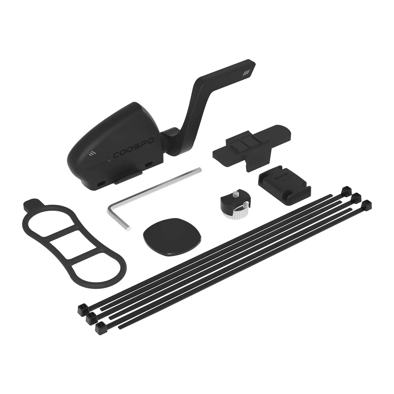 COOSPO BK805 חיישן מהירות קדנס דו מצבי לאופניים Bluetooth5.0 ANT+ RPM עבור Wahoo Garmin