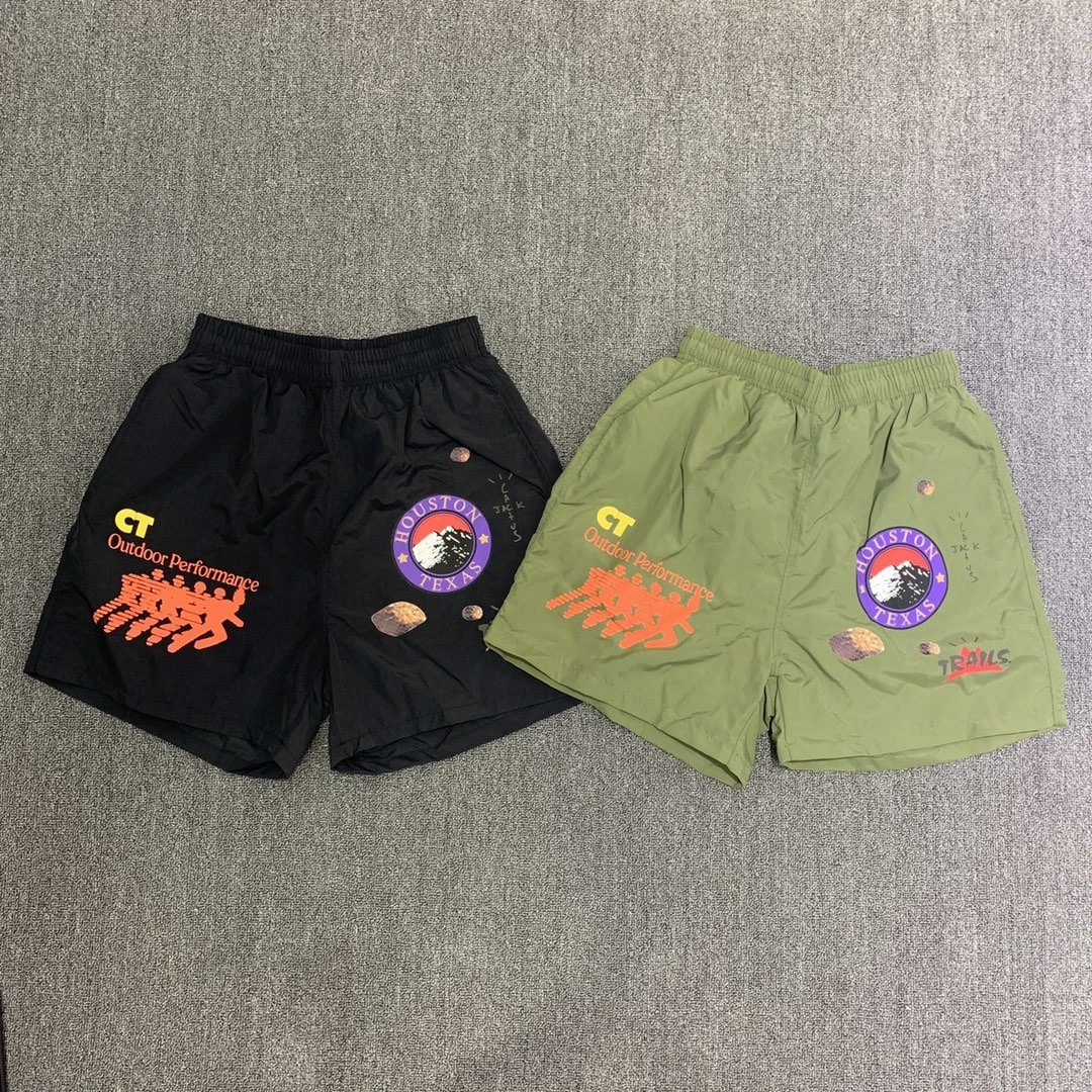 best men's casual shorts 2020 Summer New Travis Scott Houston Cactus Jack Running Wild Shorts Men Women Hiphop Outdoor Shorts Men Casual Beach Shorts Men smart casual shorts