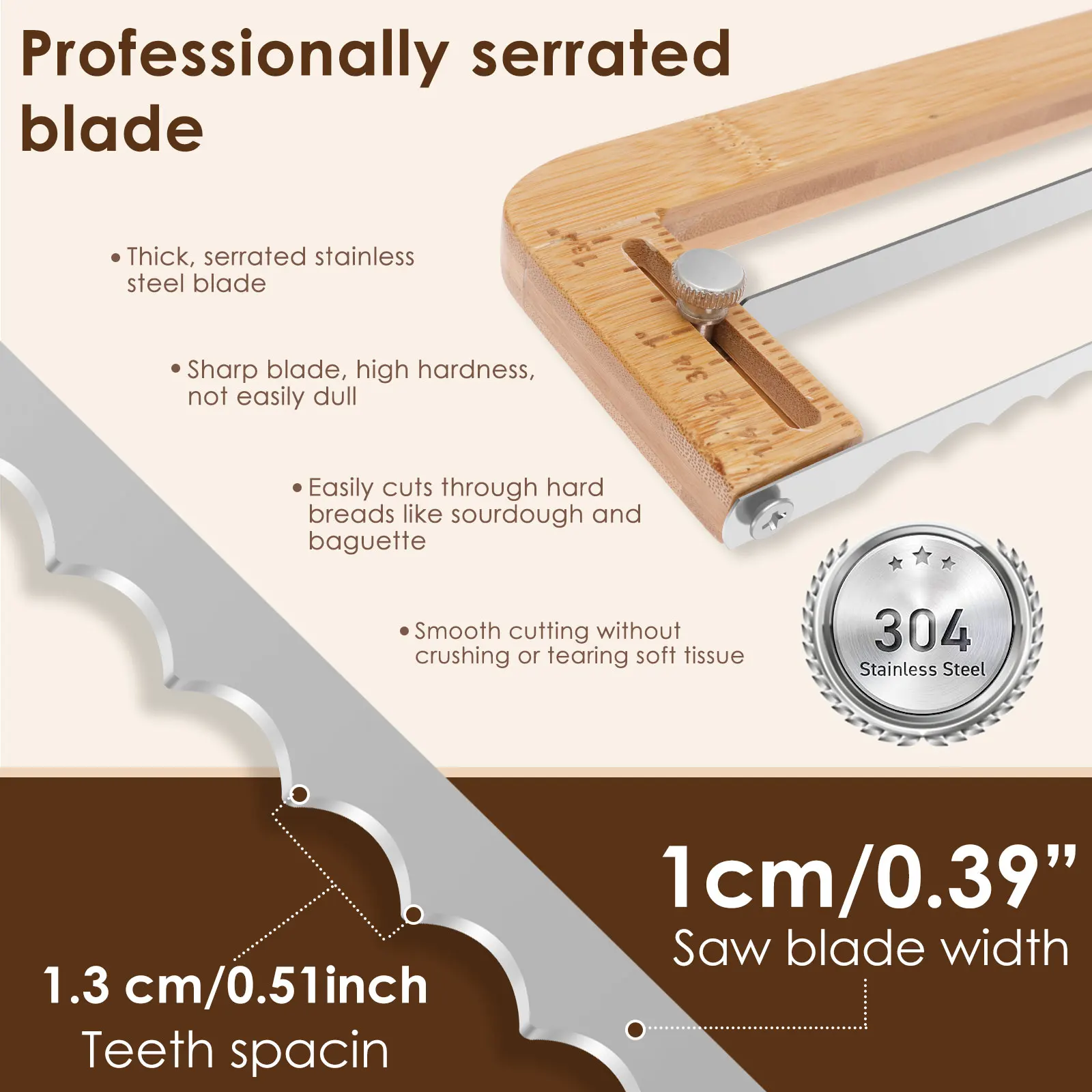 Adjustable Wooden Bread Slicer 5