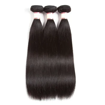 Fasci lisci Geeta Fasci di tessuto brasiliano dritto per capelli umani Nero naturale 1/2/3 Bundles Fasci di capelli umani al 100% Capelli Remy