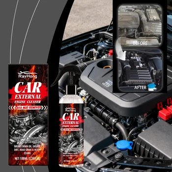 No Need Rinse Engine Cleaner Quick removal of oil stains Engine maintenance Cleaner Car Degreaser Spray Car Cleaning Supplies 1