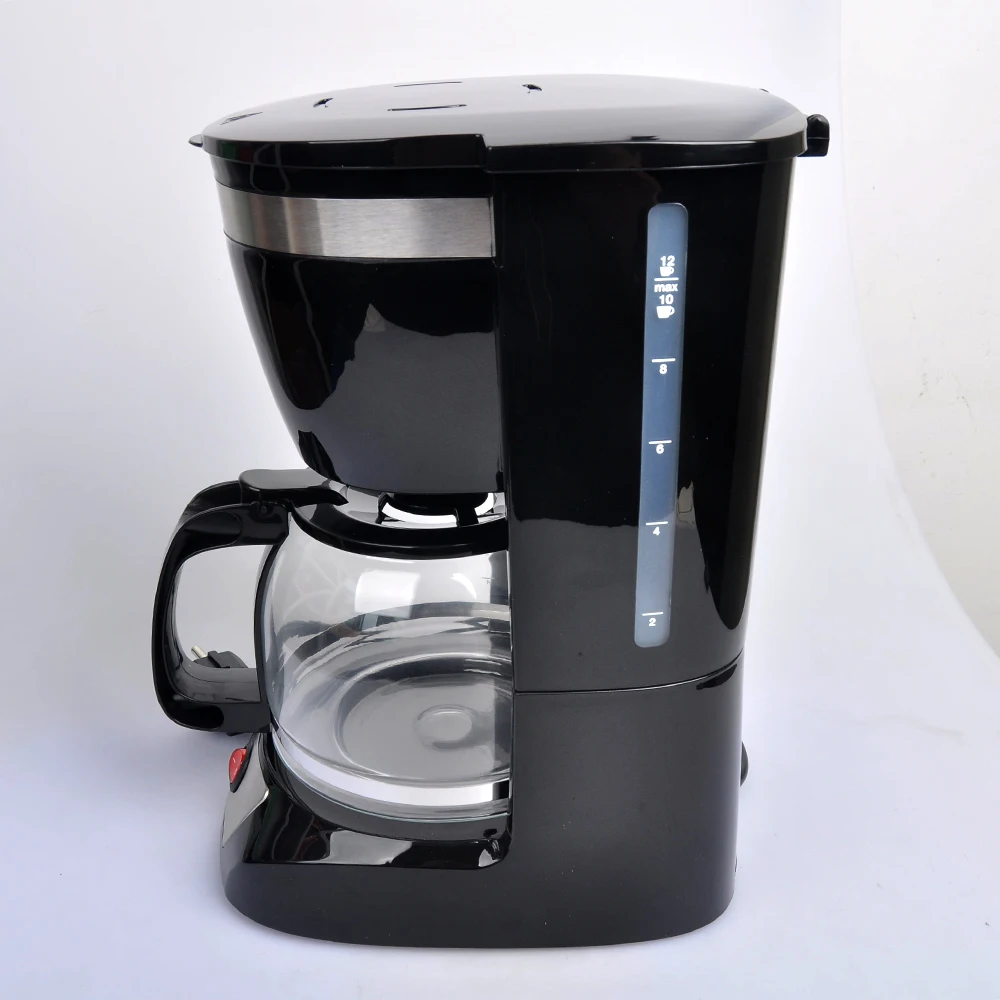 Houselin 12 Cups Coffee Maker Compact Coffee Machine With Reusable Filter Warming Plate and Pot For Home and Office
