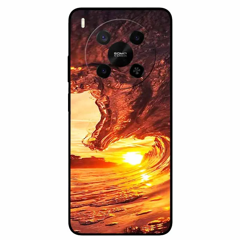 Black TPU Silicone Back Cover Case