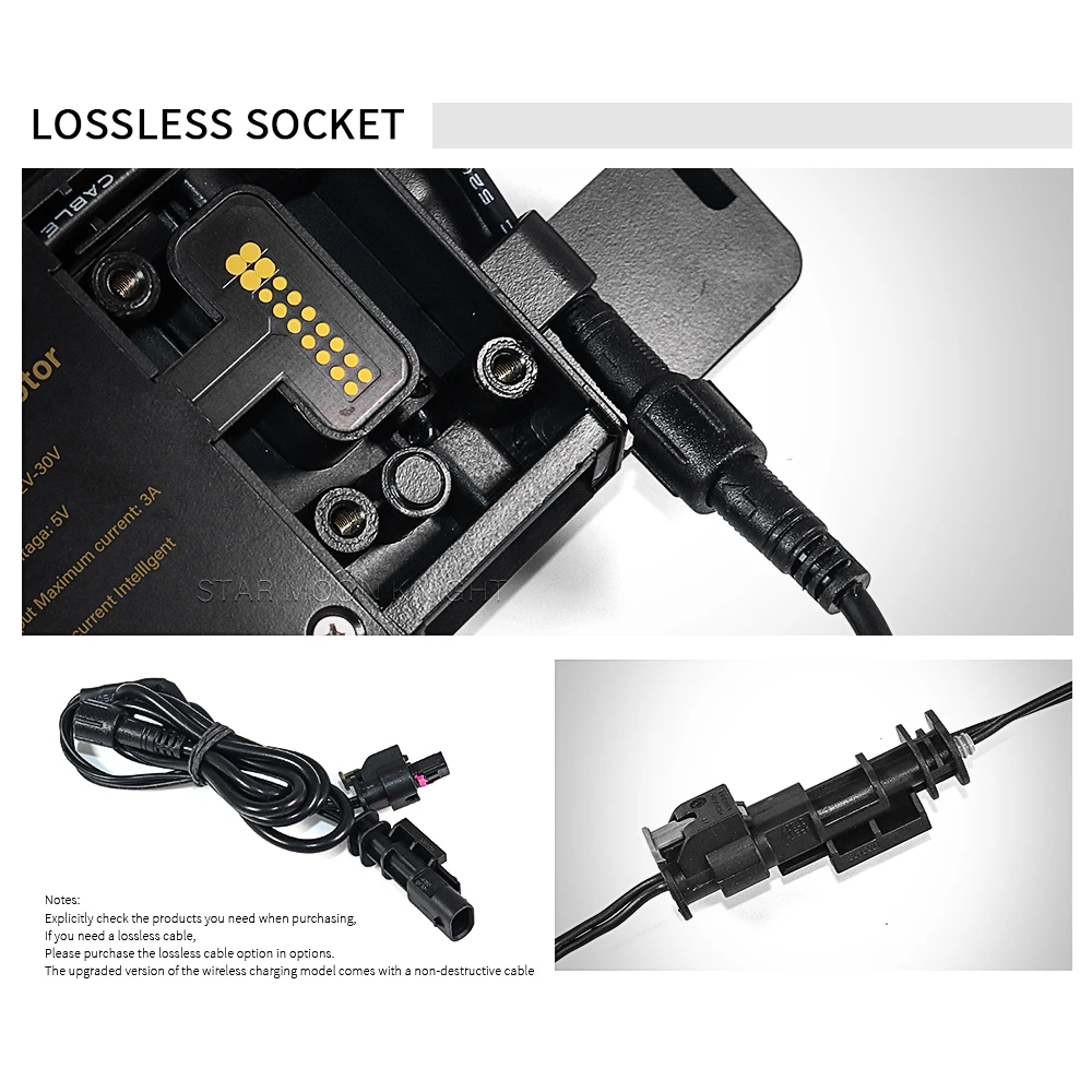 For BMW GS 1200 R1250GS LC Adventure R1200GS F850GS F750GS F900XR Wireless Charger USB Navigation Bracket Mobile Phone Holder