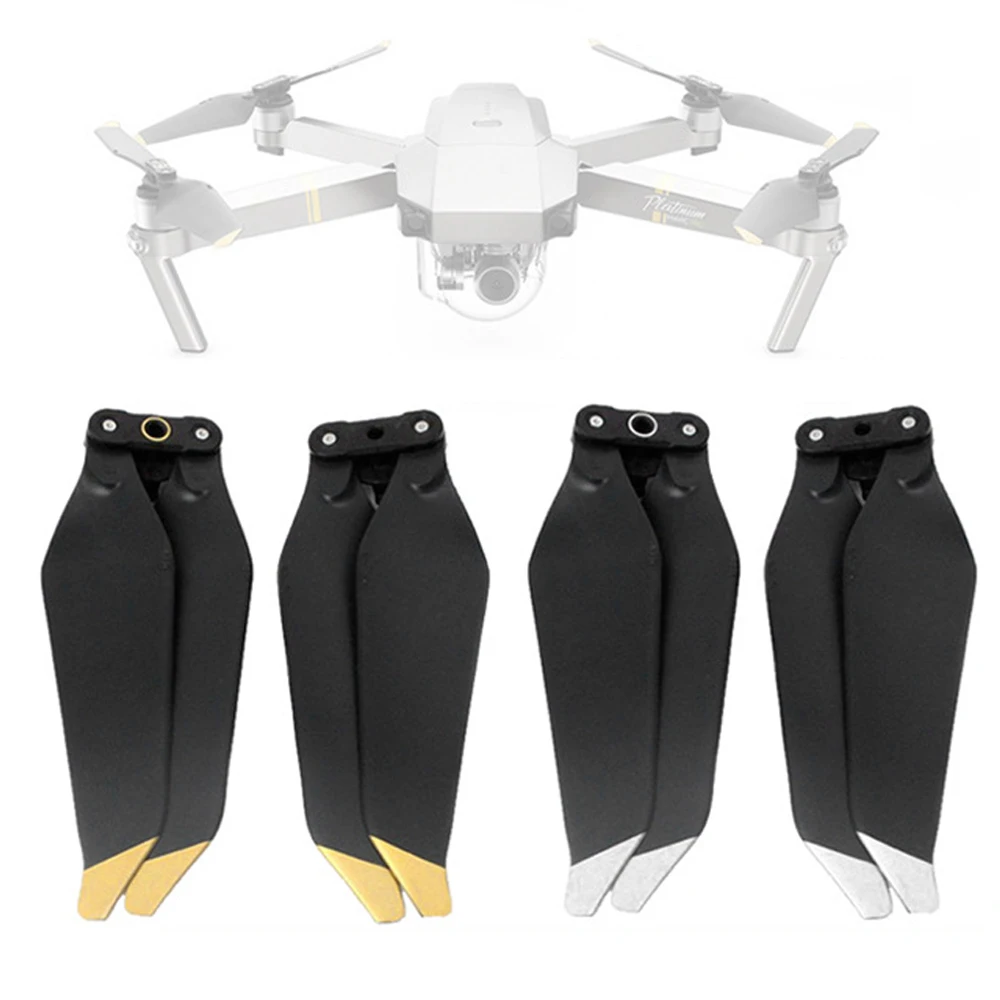 Elica Durevole A Basso Rumore Per Dji Mavic Pro Platinum /Mavic 2 Drone Noise Reduction Blade Puntelli Drone Lame Di Elica Pieghevoli