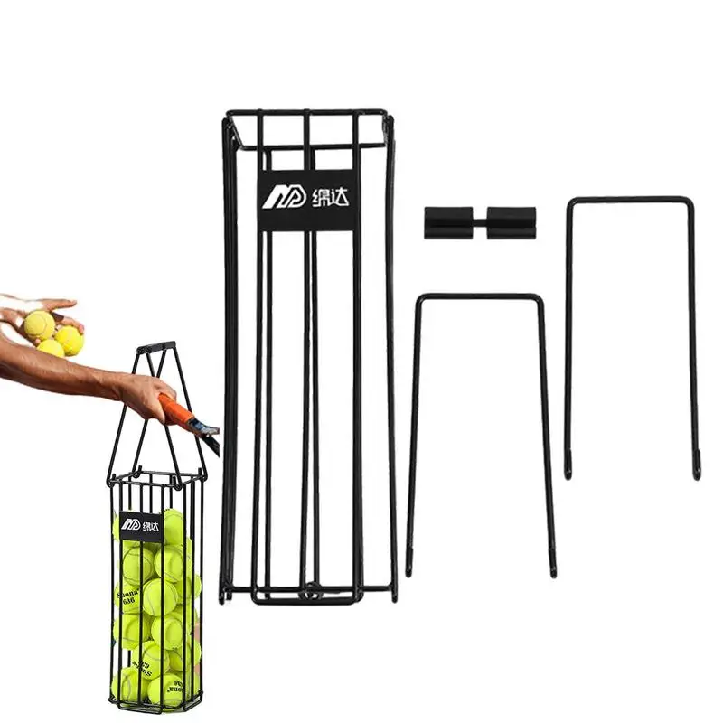 

Wire Tennis Ball Hoppers Pickup Retriever With Handle Easy Ball Bucket Pickup Retriever With Handle Holds 30 Tennis Balls Or 22