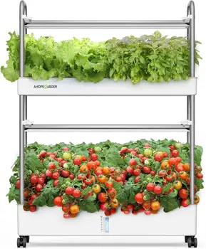 60-Pod Hydroponic Indoor Garden with LED Grow Light 1