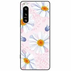 Elegant Soft Silicone Flower Phone Case with TPU Bumpers for Xperia 1 IV (25)