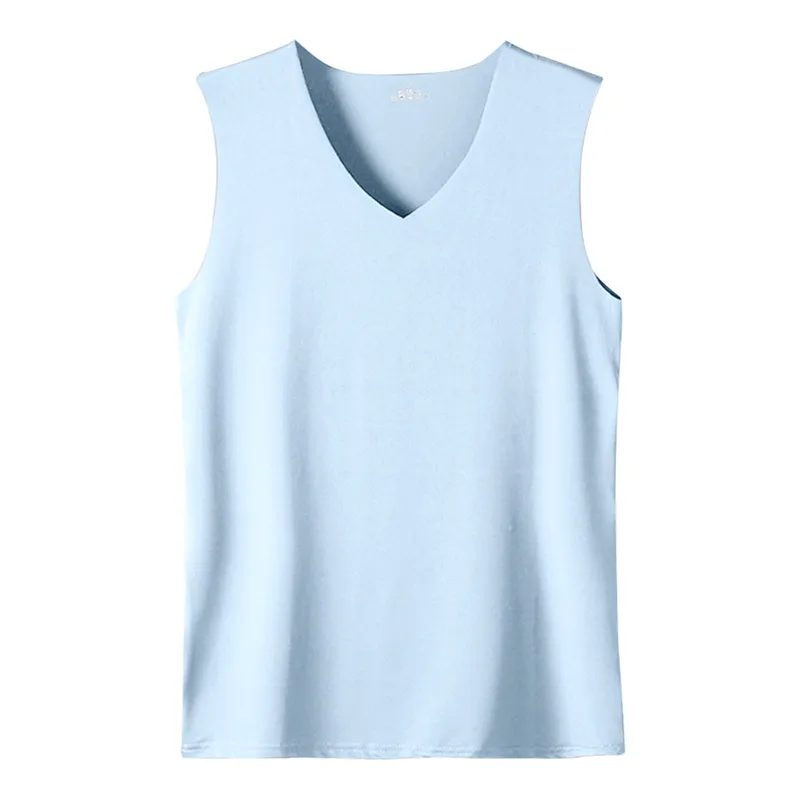 Men' Multi Color Sleeveless Vest Ice Silk