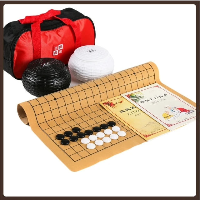 GANAZONO 360 Pçs Peças Go Piece Tabuleiro De Xadrez De Viagem Acessórios  Playset Acessórios De Viagem Go Peças De Jogo Baduk Peça Go Xadrez Talão  Escola Go Suprimentos De Xadrez Go Board 