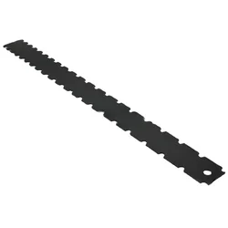 Premium Stainless Steel Guitar Neck and Fret Leveling Ruler - Professional Luthier Tool (Black ruler)