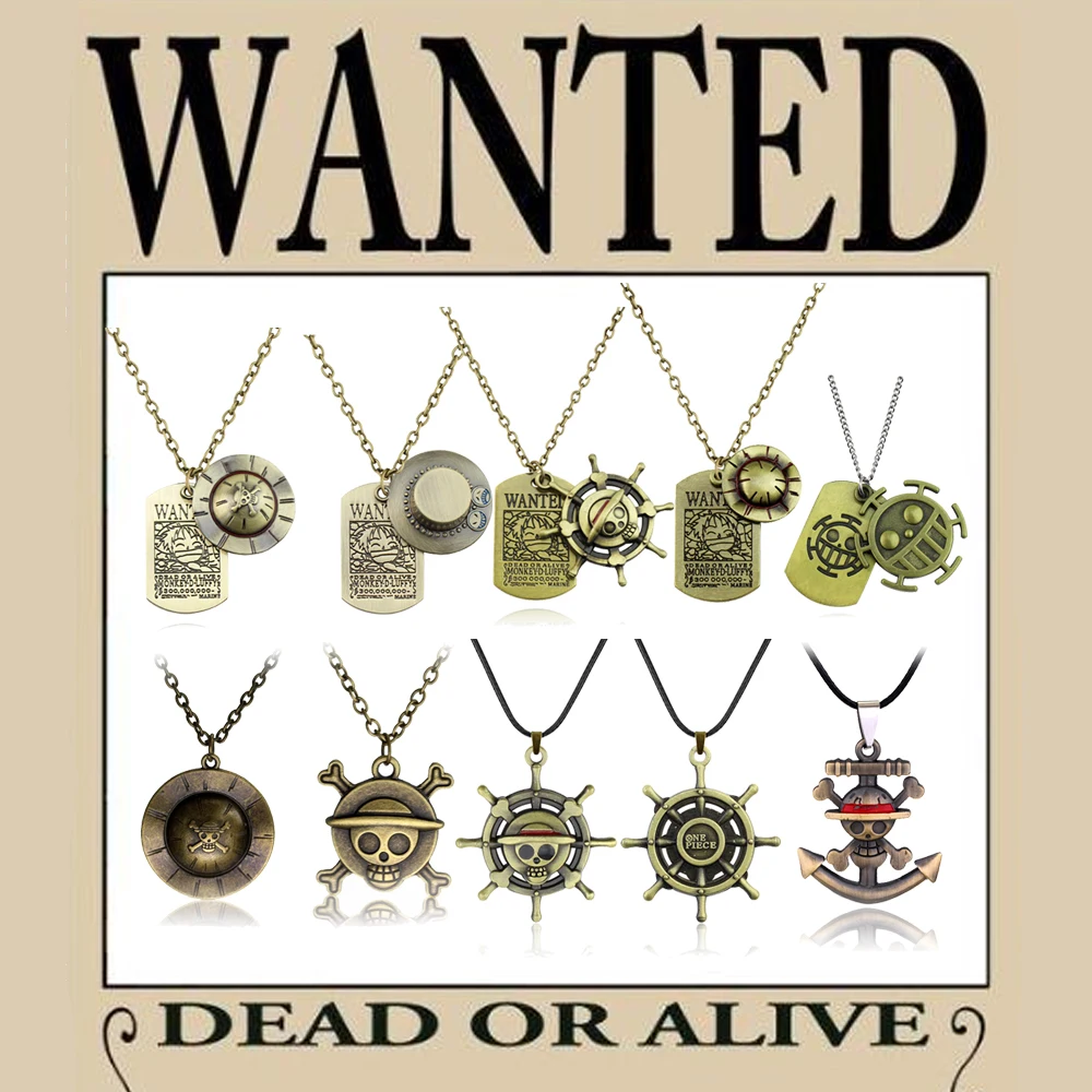 Anime-One-Piece-Luffy-Hat-Ship-Rudder-Pendant-Necklace-Keyring-For-Fans ...