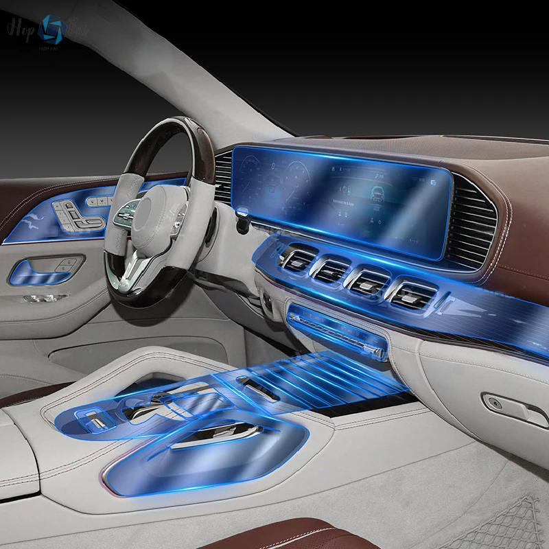 

Для Mercedes Benz GLS 480 600 2021 Автомобильная интерьерная центральная консоль прозрачная Φ аксессуары против царапин LHD RHD