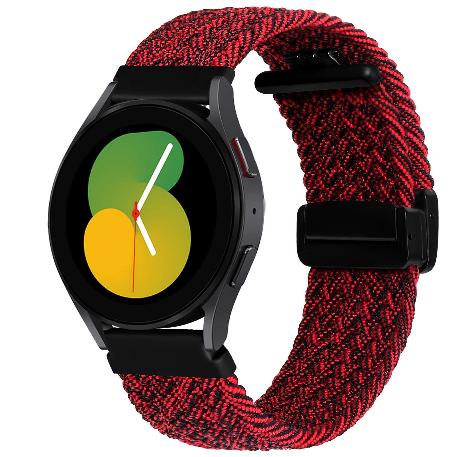 Magnetic Braided Bracelet Watch Strap, 20mm/22mm, Universal Compatibility