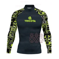 Surfing Rash Guard Swimwear Men's Long Sleeve UV Protection Diving Wear Summer Surfing T-shirts Water Sports Swimming Rashguard 1