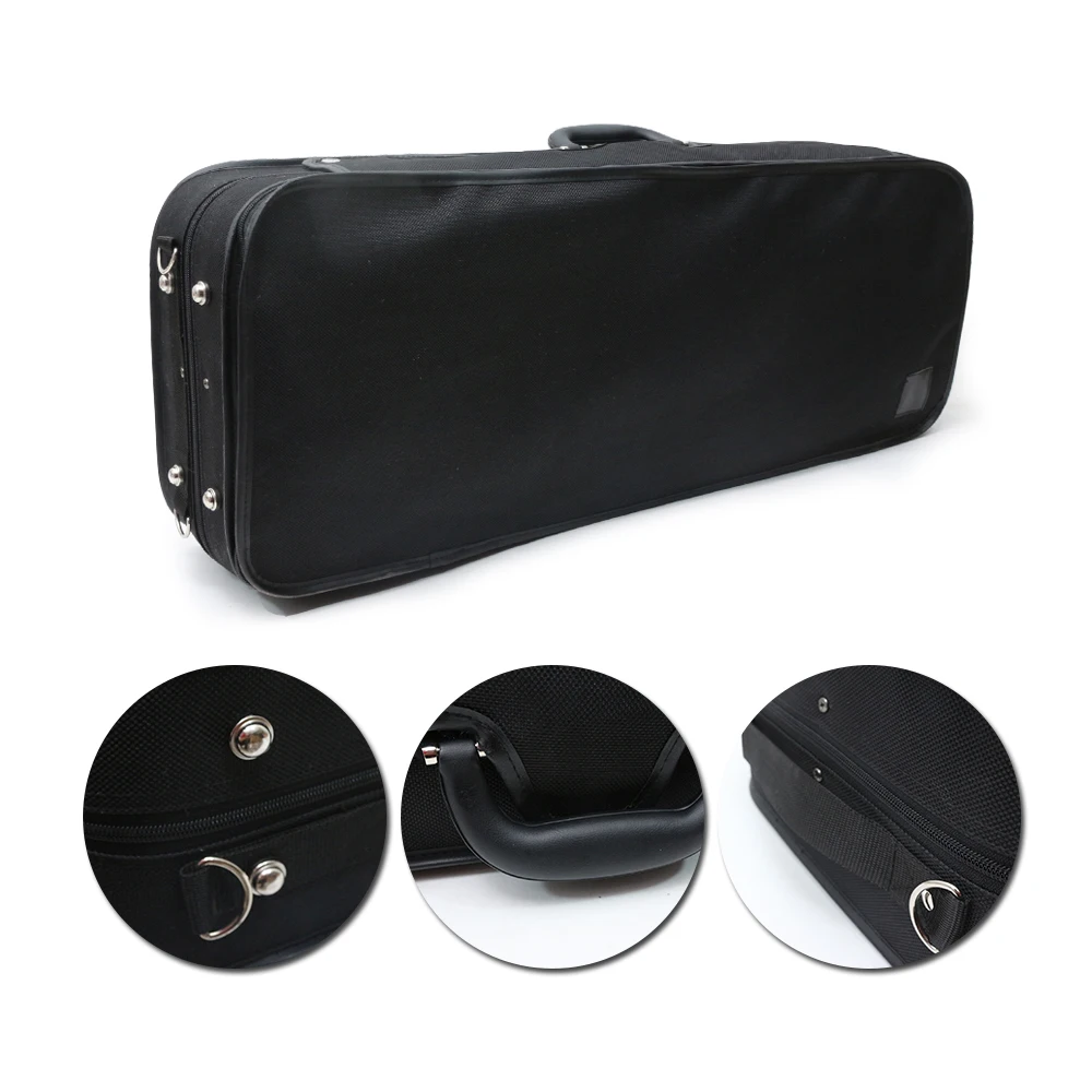 15-16 inch New Viola Case Light Durable Soft Red Padding Strong Viola Box Rugged & Portable