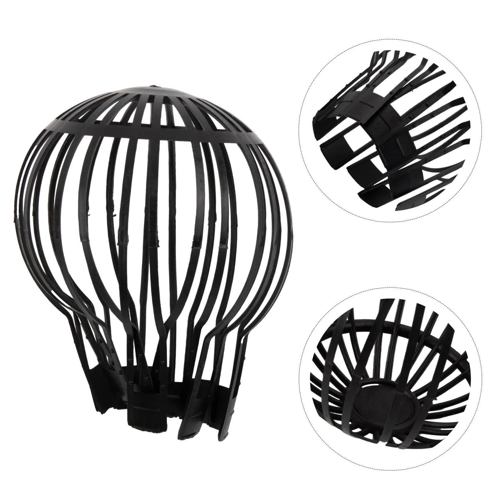 Roof Drain Debris Dirt Down Pipe Filter Drain Cover Gutter Outdoor Plastic Accessories Fittings Protecter 2/4/6pcs