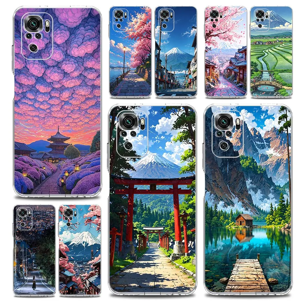 Landscape Scenery TPU Phone Case - Japan Series