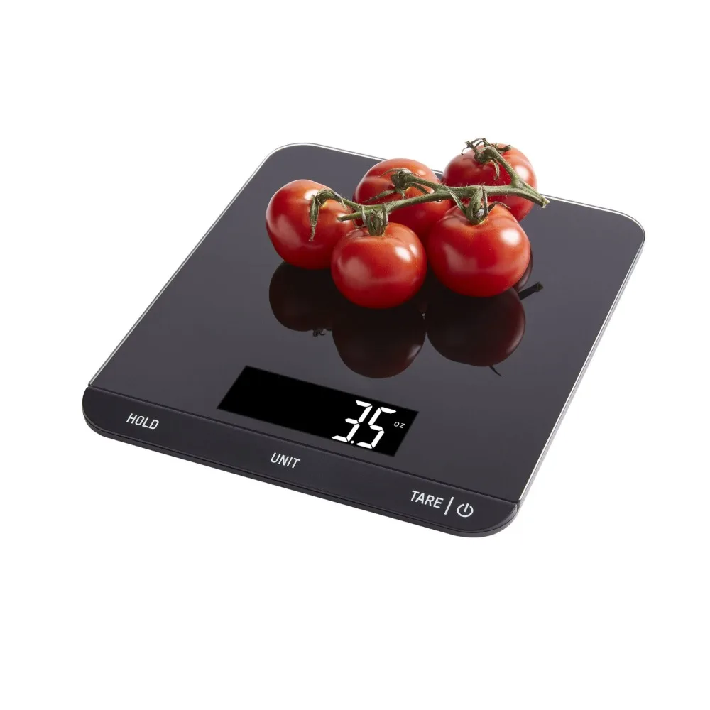 

33 LB Kitchen Glass Digital Scales Black
