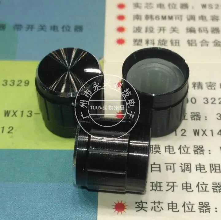 

10PCS Aluminum Alloy Cap 13*13 Knob Cap Is Suitable For Quincunx Handle Encoder 097 148 Potentiometer Band Switch