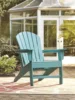 Sundown Treasure Outdoor Patio HDPE Weather Resistant Adirondack Chair, Blue 2