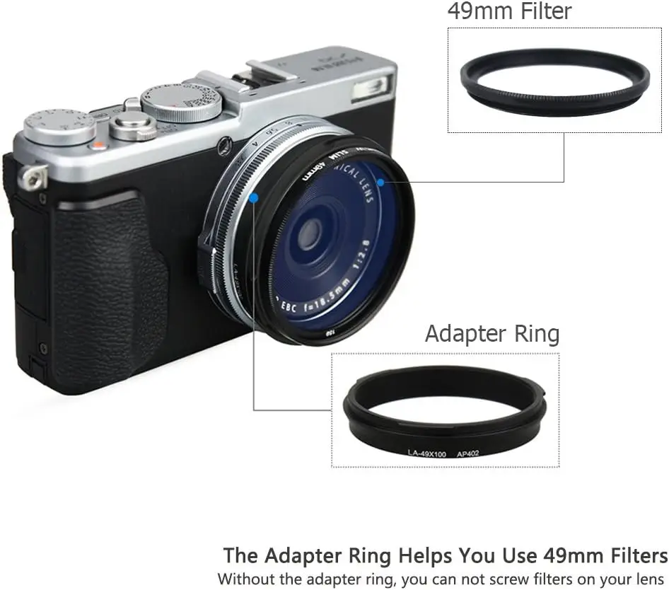 Jc-メタルレンズフード、Fujifilm用シェードプロテクター、Fuji