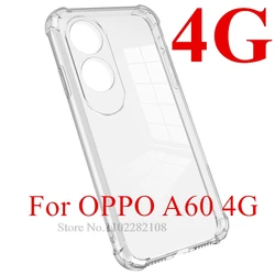 Transparent Silicone Case - Soft Back Cover (For OPPO A60 4G)