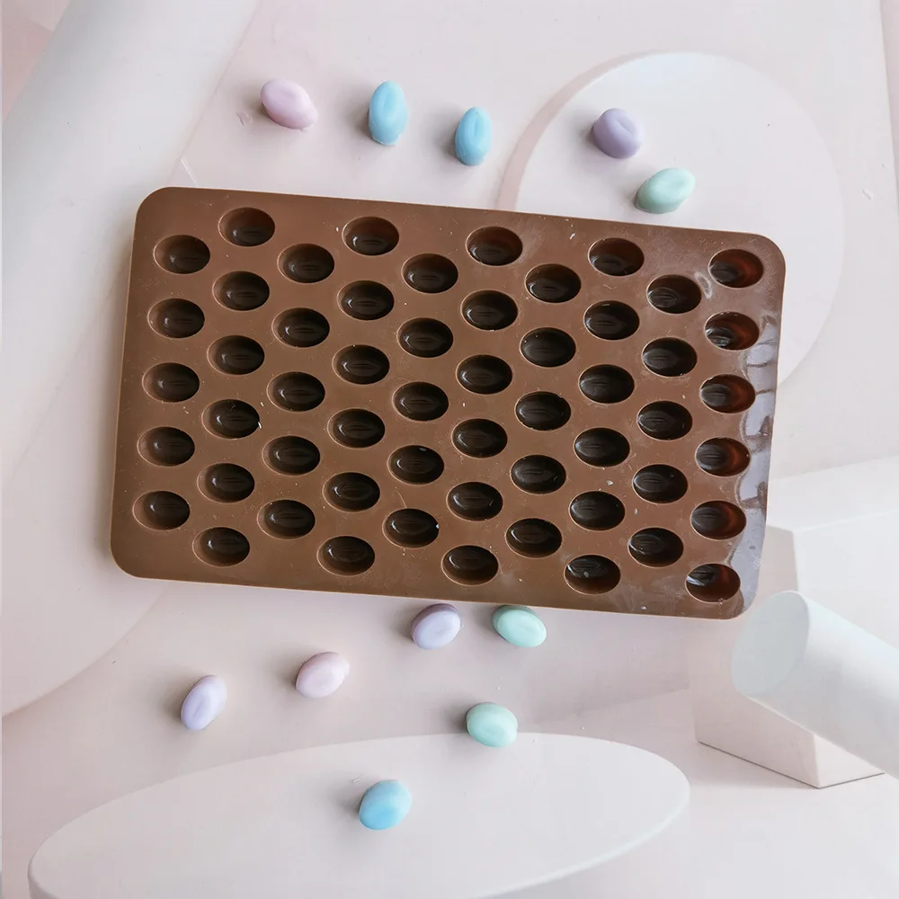 Mini Coffee Beans Silicone Mold for Chocolate, Candy, and Baking Decoration