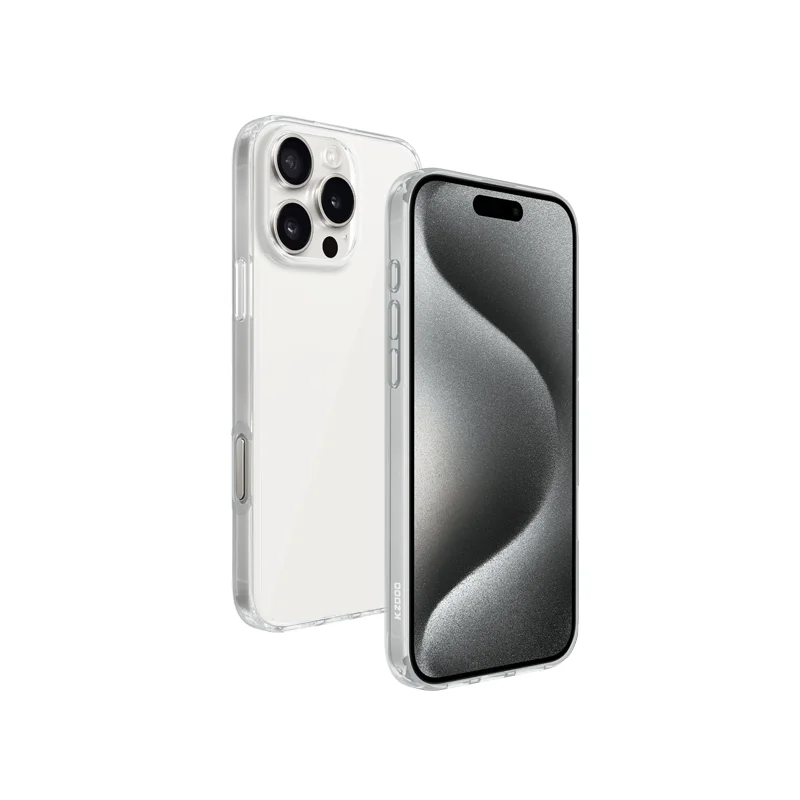 KZDOO Guardian Custodia Protettiva Trasparente di Lusso Anti-Graffio Antiurto per iPhone 16/16 Plus/16 Pro/16 Pro Max - immagine 2