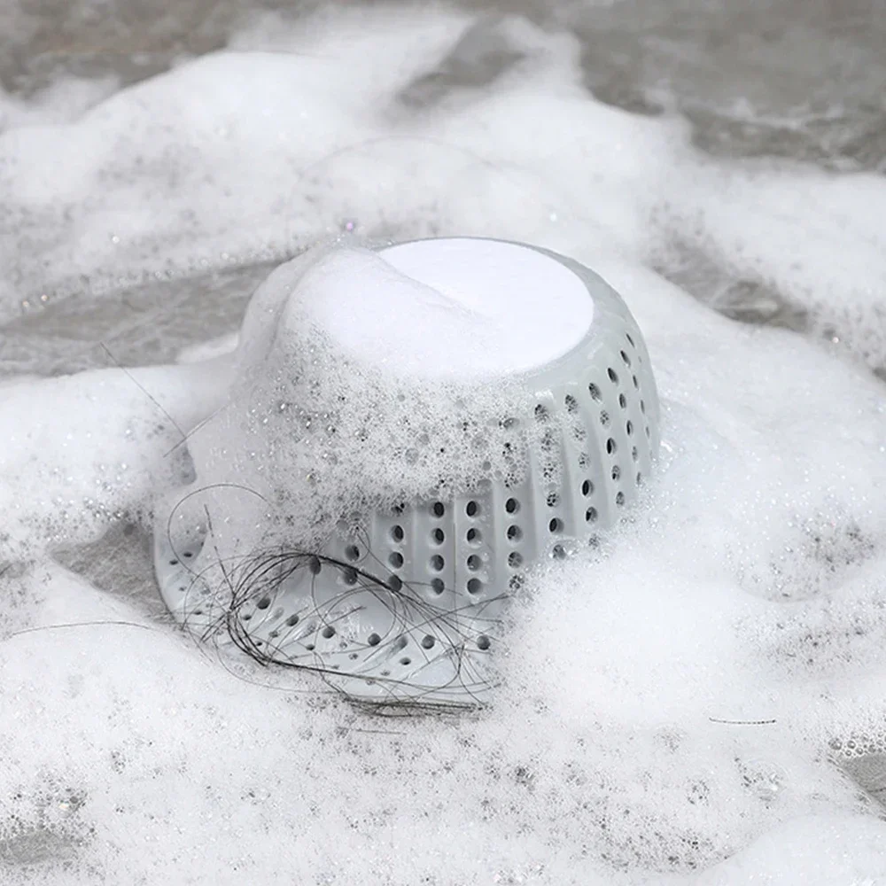 Floor Drain Hair Catcher Silicone Sink Filter Washbasin Anti Clogging Hair Blocker Shower Bathtub Drinage Bathroom Accessories sink filter,shower drain catcher,floor drain filter,hair drain catcher,hair drain filter,floor drain hair catcher,drain hair catcher,floor drain hair filter