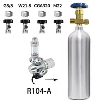 2024 DIY Aquarium CO2 Regulator Electromagnetic Valve Bubble Counter CO2 Control System Fish Tank CO2 Pressure Reducing Valve 2