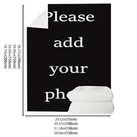 Custom Digital Flannel Fleece Blanket, suitable for family beds, sofas, offices, outdoor camping, Customized Blanket with Images 3