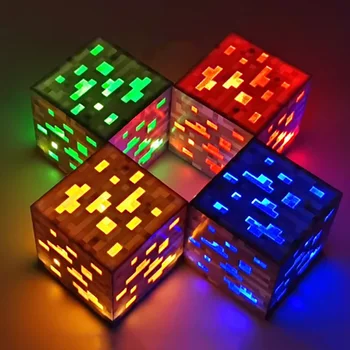 브라운스톤 토치 LED 램프, USB 충전식 야간 조명, 거실 침실 홈 파티 장식, 어린이 장난감, 크리스마스 선물 조명