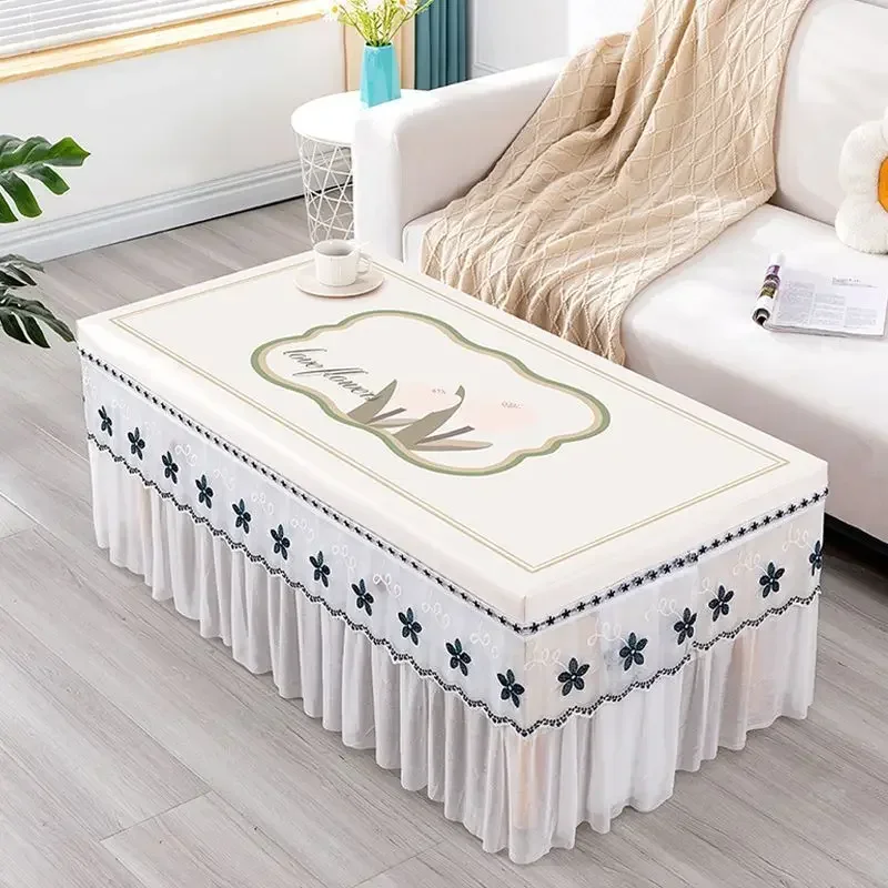 

2024 домашняя Пыленепроницаемая Высококачественная скатерть с принтом желтого цвета