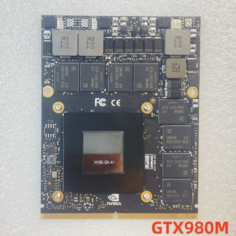 Karta graficzna GTX 980M, N16E-GX-A1, 8 GB, GDDR5, MXM