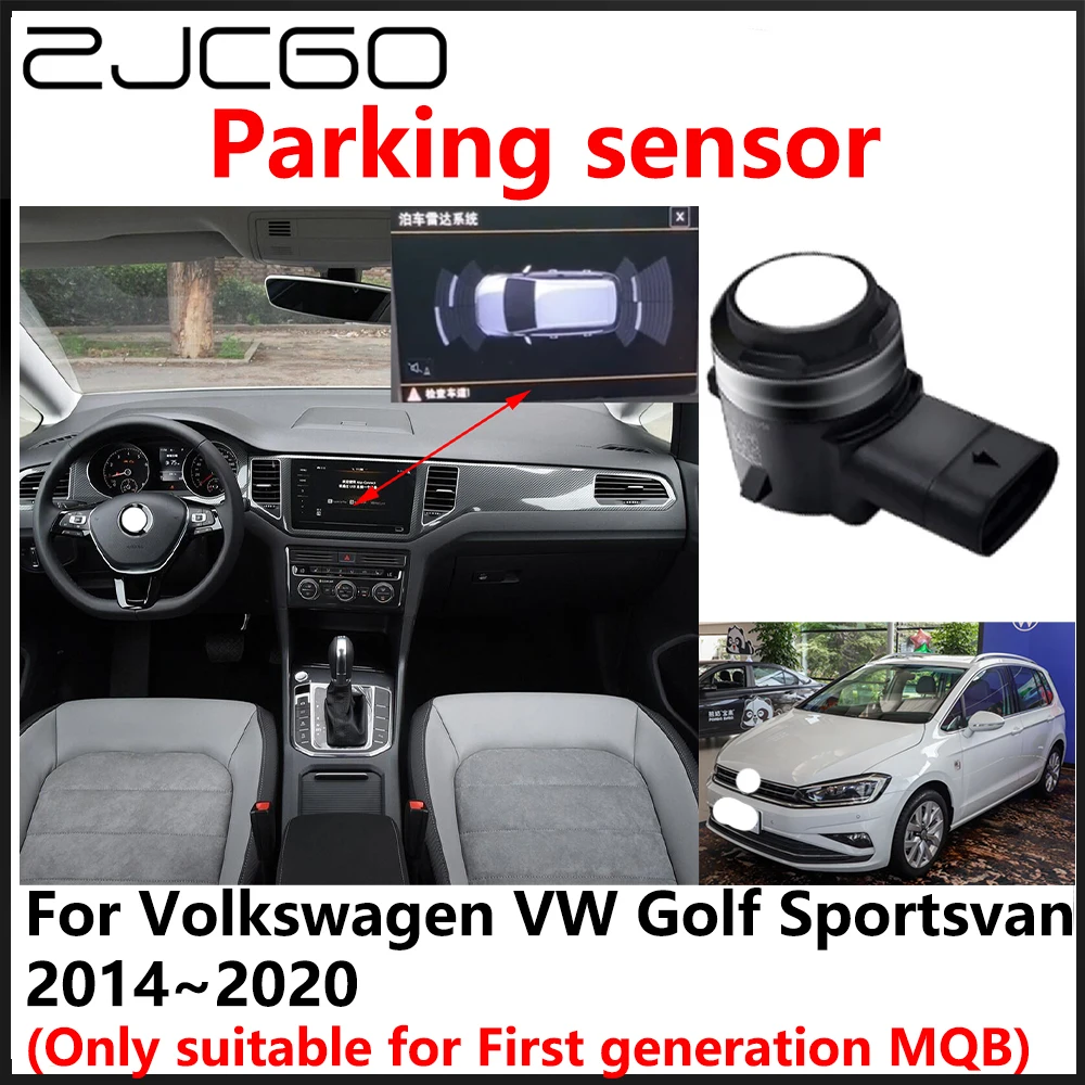 

ZJCGO OEM Front Rear Reverse Parking Sensor PDC Car Reversing AID System For Volkswagen VW Arteon 2017 2018 2020 2021 2022 2023