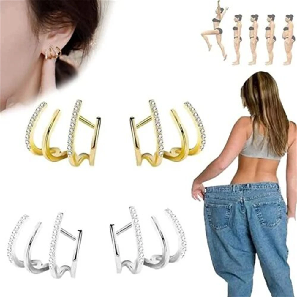 Lymph Detox Earrings Acupressure Earrings Drainage Earring Stud