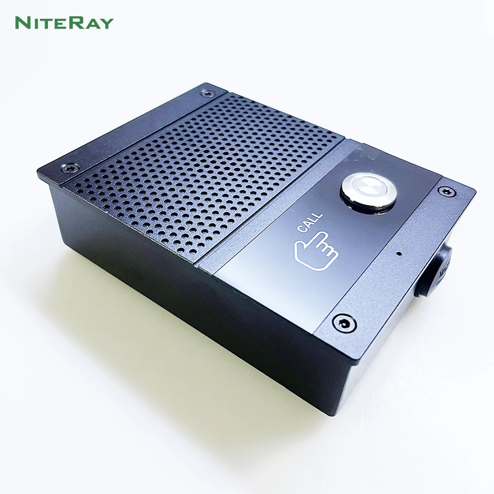 Mini Design SIP Door Phone Anti Strike Metal Case Waterproof Outdoor Access Control Doorbell Intercom