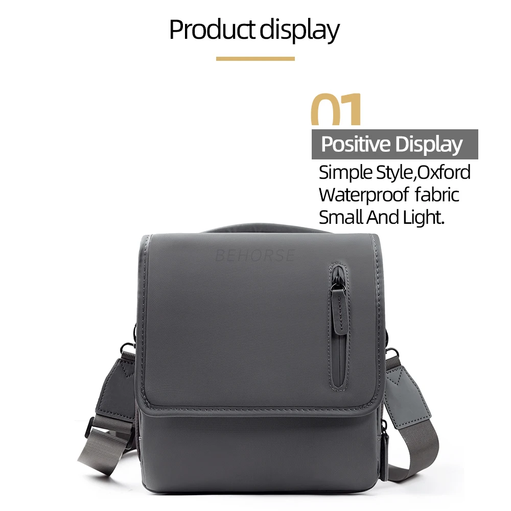 Sac à bandoulière imperméable pour drone DJI Mavic 3 porté en travers du corps