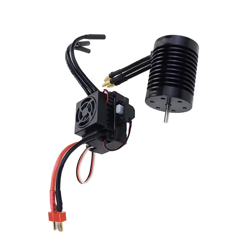 RC 자동차 부품 1/10 F540 4370KV 브러시리스 모터 방수 60A ESC 포함 1/10 1/12 스케일 교체 액세서리