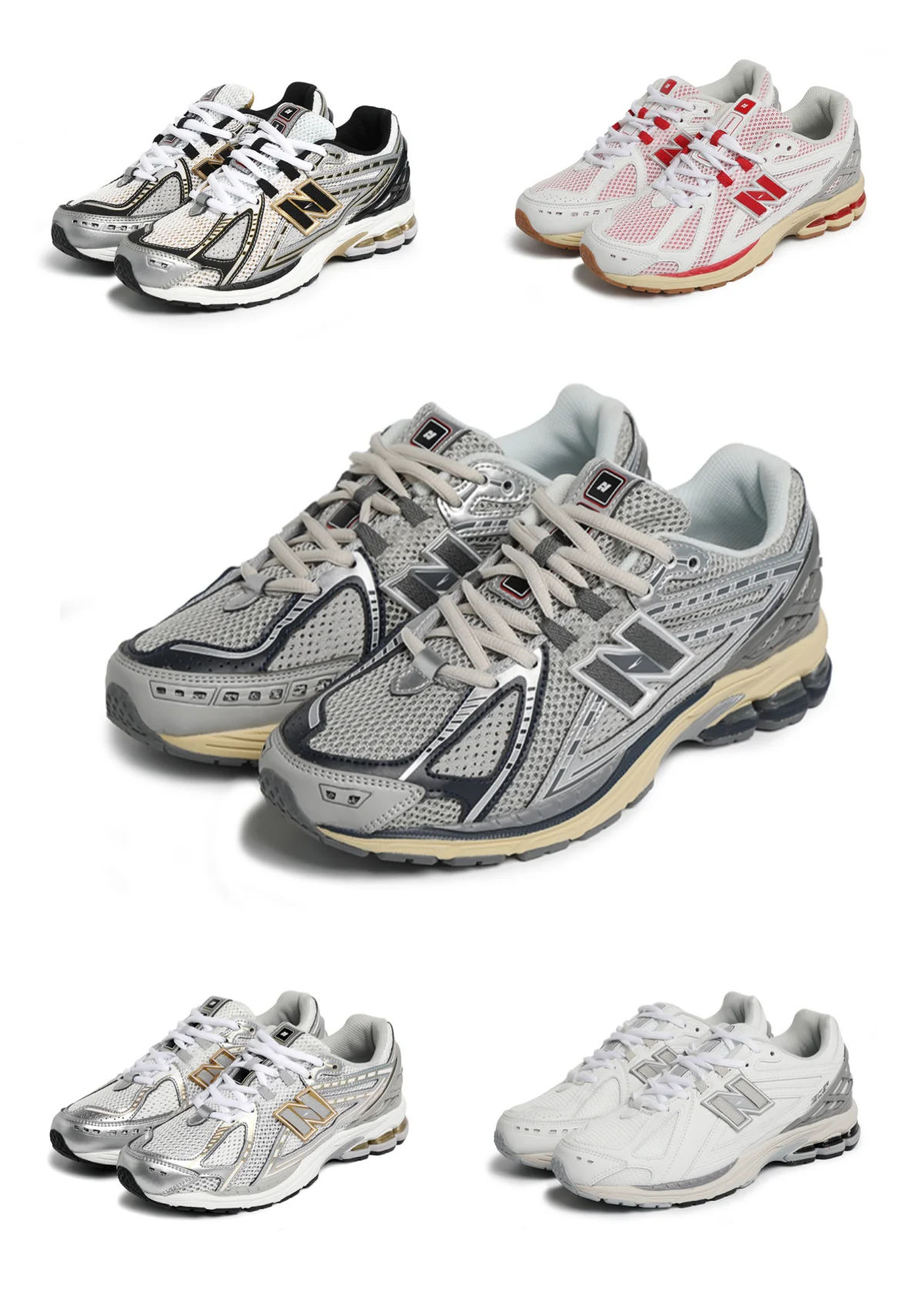 The new 1906 men's breathable running shoe with air cushion and soft sole is perfect for outdoor jogging for men and women