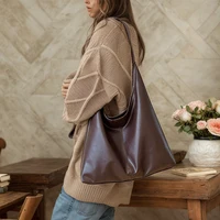 Nouveau sac fourre-tout Vintage grande capacité Simple sac à bandoulière pour femmes sac Hobo pour femme sac à bandoulière de transport 1