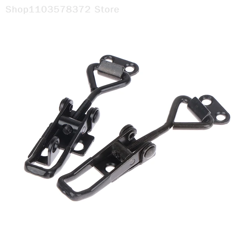 Description Picture 5 of itemAdjustable Cabinet Boxes Lever Handle Lock Hasp For Home Sliding Door Black Quick Clamp