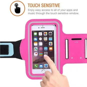 5.5inch Phone Armband Smartphone Key Holder For iPhone Sports Outdoor Arm Bag Gym Running Phone Bag Arm Band Case for Samsung