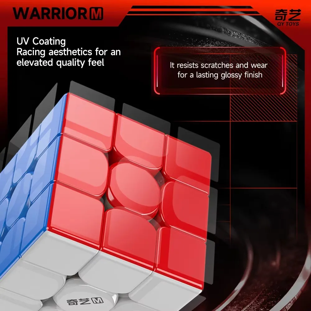 Magnetic UV-Coated Educational 3x3 Puzzle Cube Toy