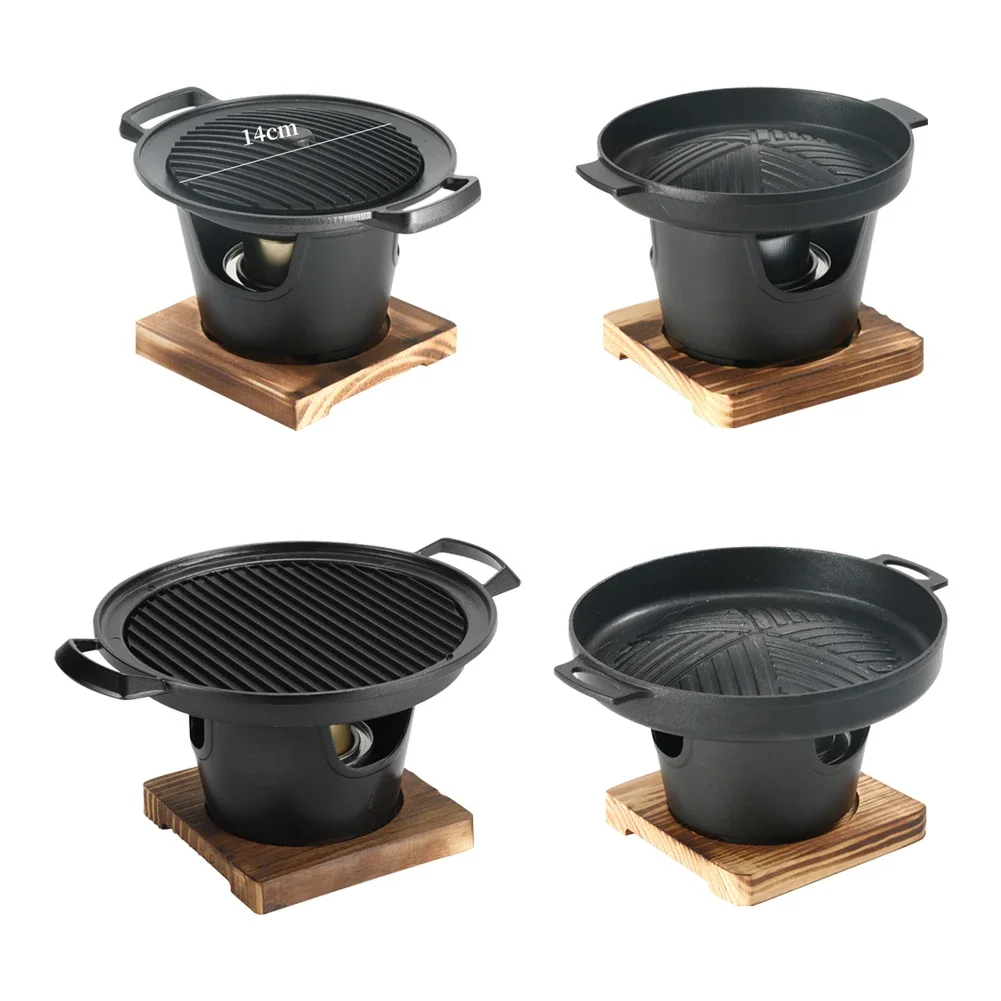 Alvinlite Japanischer Tischgrill – Tragbarer Mini-Holzkohlegrill, 13,5 X 13,5 X 24,6 Cm, Aus Aluminiumlegierung