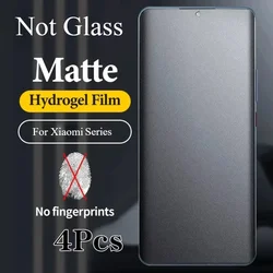 4PCS Matte Hydrogel Screen Protector Film Set for Matte Hydrogel Film (Xiaomi 11T)