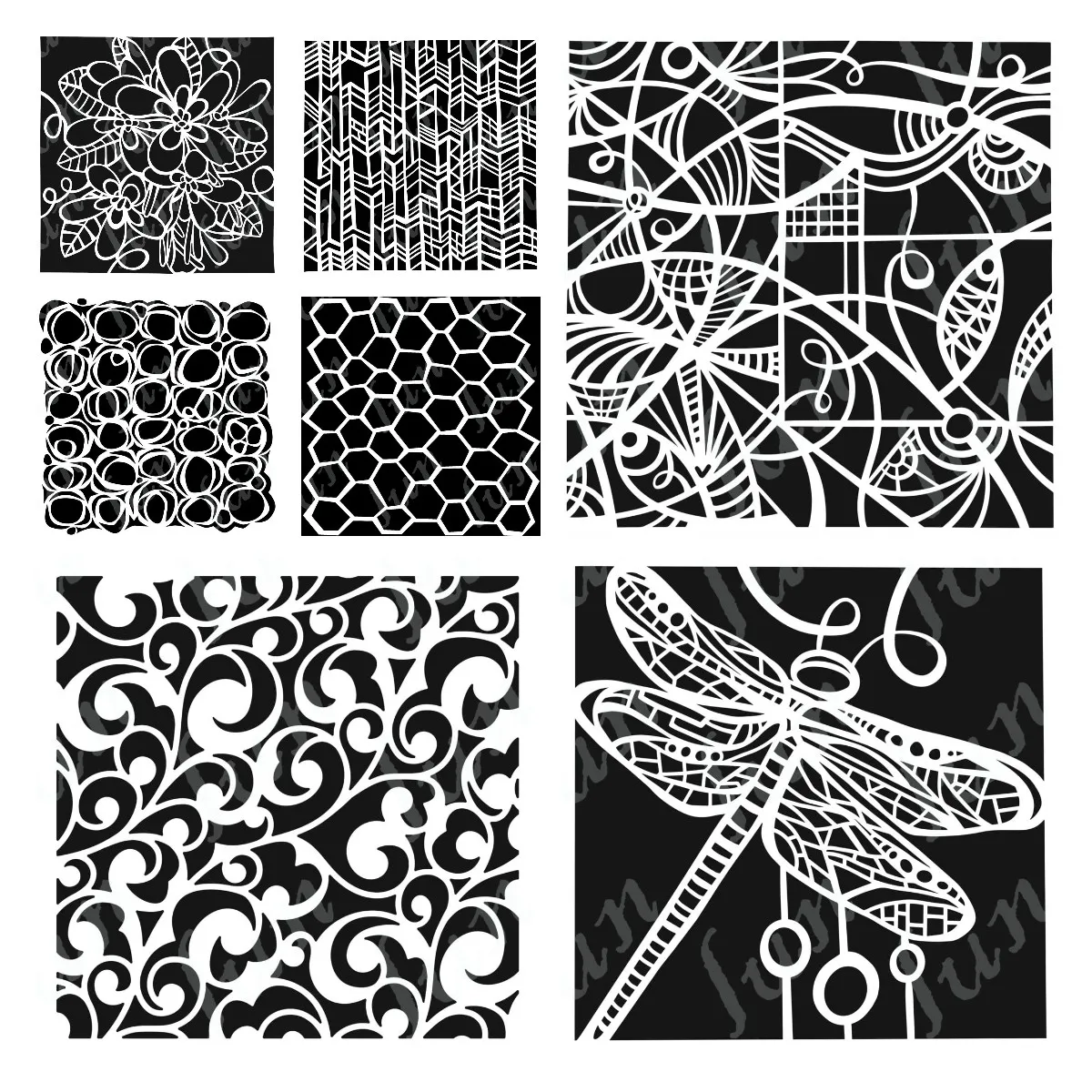 

Reusable Crafts Circles Flower Cluster Layering Stencils Diy Drawing Scrapbooking Coloring Folder Decoration Embossing Template