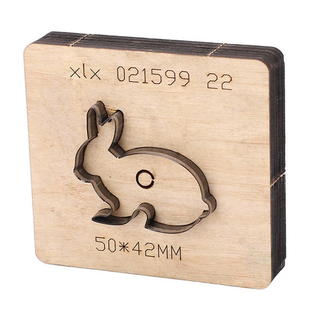 Punzón de cuero forma de conejo, troquel de corte de Metal de aleación para y cinturones - AliExpress